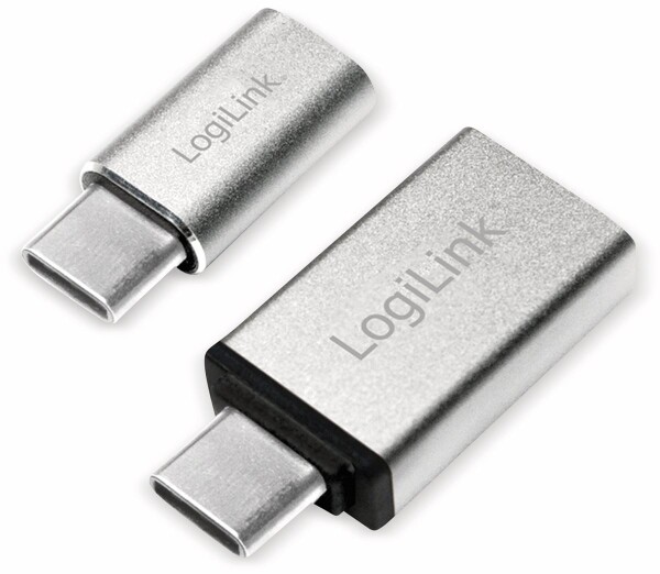 Logilink Adapter 2stk. USB-A/Type-C  Micro-USB/Type-C