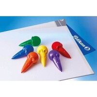 Pelikan Wachsmalmäuse farbig sortiert          6er...