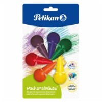 Pelikan Wachsmalmäuse farbig sortiert          6er...