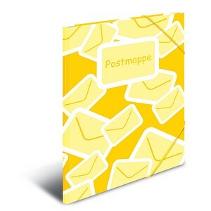HERMA Postmappe A4 mit Gummizug Polypropylen