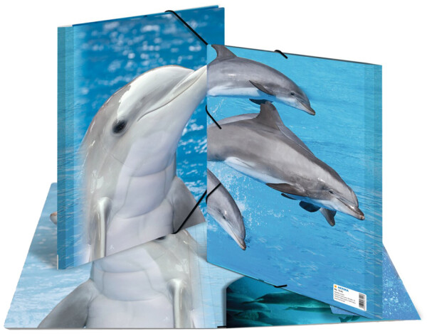 HERMA Sammelmappe A4 Delfin Polypropylen