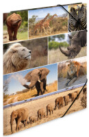HERMA Sammelmappe A3 Afrika Tiere Pappe