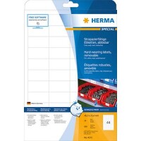 HERMA Folien-Etiketten A4 48.3x25.4mm weiß...