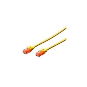 DIGITUS Patchkabel Cat6  U/UTP 2xRJ45  2.0m gelb LSZH