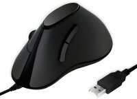 Logilink Maus Ergonomisch Vertical 5 Tasten 1000dpi schwarz