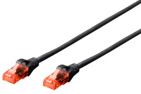DIGITUS Patchkabel Cat6  U/UTP 2xRJ45 15.0m grau Hebelschutz