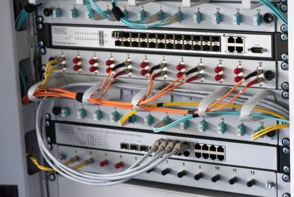DIGITUS Rangierpanel 1HE 5x Kunstst. Bügel 31x85mm