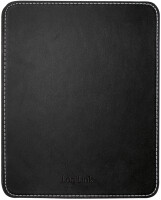 Logilink Mauspad Leder Design schwarz