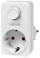 Logilink Steckdosenadapter mit Dimmer weiß