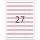 HERMA Textil/Namensetiketten A4 63,5x29,6mm weiß/rot  540St.
