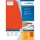 HERMA Etiketten A4 rot  105x42,3mm Papier matt 1400 St.
