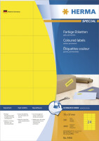 HERMA Etiketten A4 blau 105x42,3mm Papier matt 1400 St.