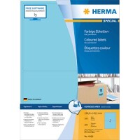 HERMA Etiketten A4 blau 199,6x143,5mm Papier matt 1400 St.