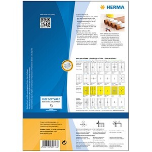 HERMA Etik. A4 Outdoor Klebefolie weiß 99,1x42,3mm  480 St.