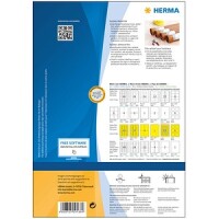 HERMA Etik. A4 Outdoor Klebefolie weiß 99,1x42,3mm...