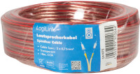 Logilink Lautsprecherkabel, 2x1.50 mm2, 100 m transparent