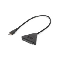 DIGITUS USB 3.0 Adapterkabel Typ C -SATA 3 6GB St/Bu 0.1m sw