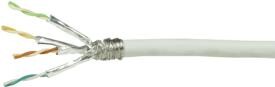Logilink Netzwerk Verlegekabel S/FTP Cat.6, PVC, weiß, 50m