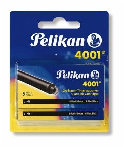Pelikan Tintenpatrone 4001 GTP/5 schwarz    Großraum 2x 5Stü