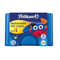 Pelikan Wachsmalstifte 666/8  wasservermalb.   8er Box