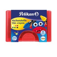 Pelikan Wachsmalstifte 665/8WF Rund wasserf.   8er Box