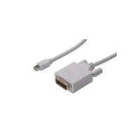 DIGITUS DisplayPortKabel miniDPort->DVI(24+1) St/St 8K...