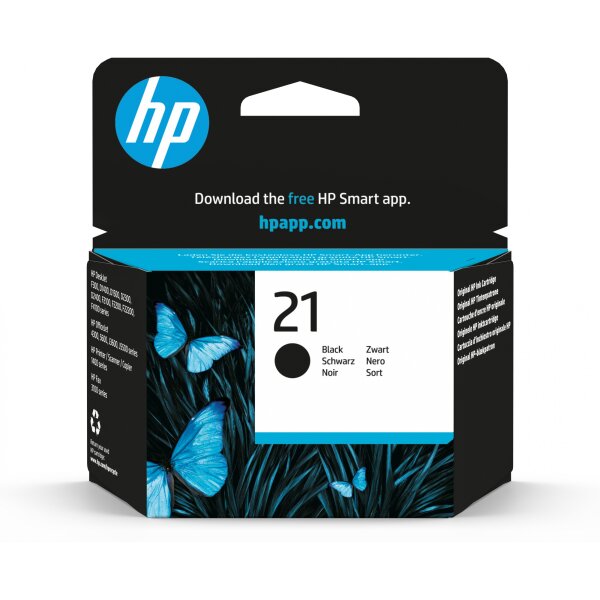 HP 21       Schwarz             Tintenpatrone 5ml