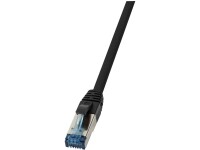 Logilink Patchkabel CAT6A S/FTP AWG27f. 2,00m Industrie schw