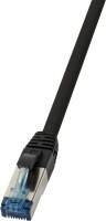 Logilink Patchkabel CAT6A S/FTP AWG27f.30,00m Industrie schw