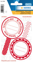 HERMA Deckeletiketten New Look Rot 6St.