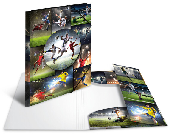 HERMA Sammelmappe A3 Fussball Polypropylen