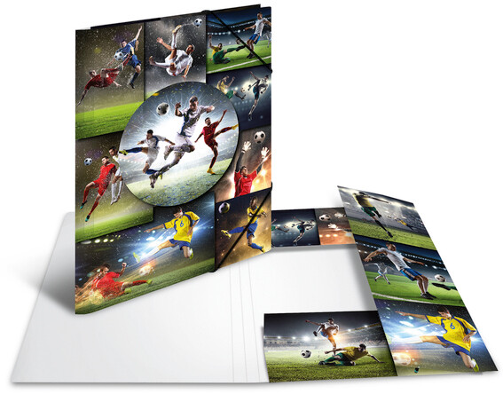 HERMA Sammelmappe A4 Fussball Pappe