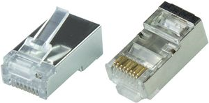 Logilink Modular RJ45 Plug Cat.6A STP, 50 Stück