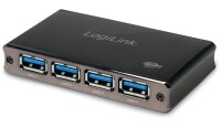 Logilink USB 3.0 HUB 4-port, Aluminium mit...