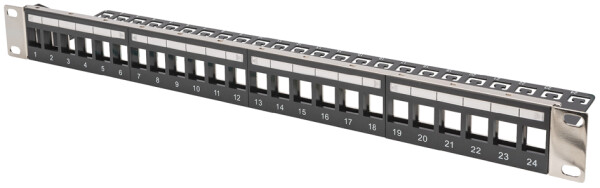 DIGITUS Patchpanel 1HE 24-Port Rackmount Modular geschirmt