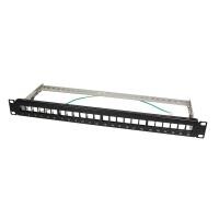 Logilink Keystone Patchpanel 19", 24 Module, leer,...