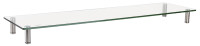 Logilink Monitorerhöhung/-Tisch aus Glas, extra breit