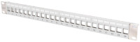 DIGITUS Patchpanel 1HE 24-Port Rackmount Modular grau transp