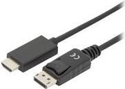 DIGITUS DisplayPort Adapterkabel DPort -> HDMIA St/St...