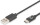 DIGITUS USB 2.0 Anschlusskabel Typ C -A  St/St     3.0m,  sw