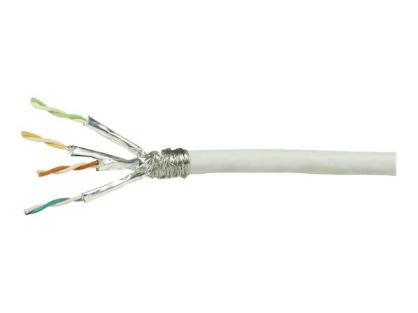 Logilink Netzwerk Verlegekabel S/FTP Cat.7, weiß, 50m