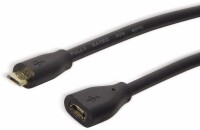 Logilink USB 2.0 Verlängerungskabel, Micro-B, 1,0m...