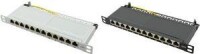 Logilink 10" Cat.6  Patchpanel, 12-Port, schwarz,...