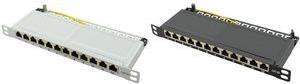 Logilink 10" Cat.6A Patchpanel, 12-Port, grau, 0,5 HE