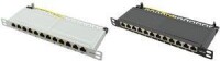 Logilink 10" Cat.6A Patchpanel, 12-Port, grau, 0,5 HE