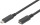 DIGITUS USB 3.1 Verlängerungskabel Typ C -C  St/Bu 0.7m,  sw