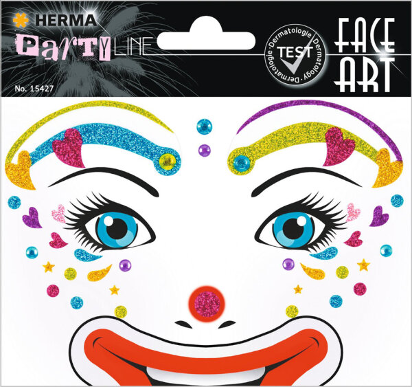 HERMA Face Art Sticker Clown Lotta