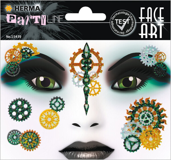 HERMA Face Art Sticker Steampunk Marie