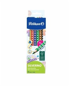 Pelikan Buntstifte SILVERINO 3-eckig lang dick BSD6DN  6Stk.