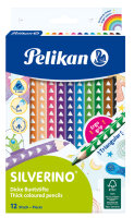 Pelikan Buntstifte SILVERINO 3-eckig dick BSD12DN  12Stk.